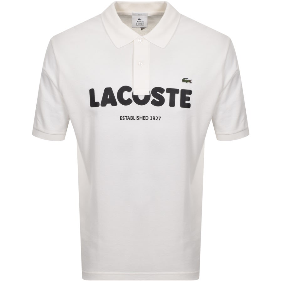 Alternative Image for ProductLacoste Live Polo T Shirt White1